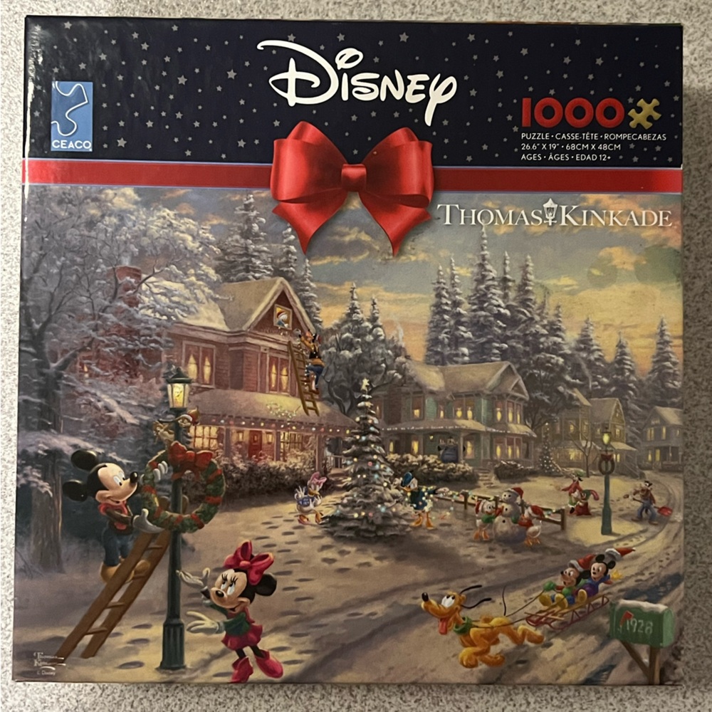 Thomas Kinkade Disney Mickey Mouse Puzzle